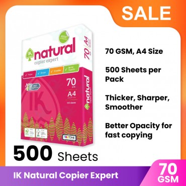 copy of IK Natural Copier Expert A4 Paper - 80GSM 500 Sheets