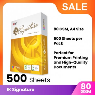 IK Signature Premium A4 Paper - 80GSM 500 Sheets